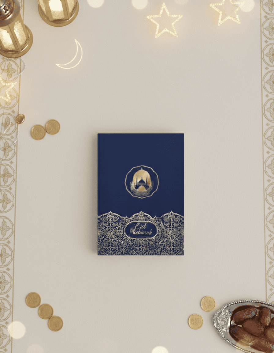 Eid Mubarak Keepsake Diary | Personalized Islamic Stationery Gift